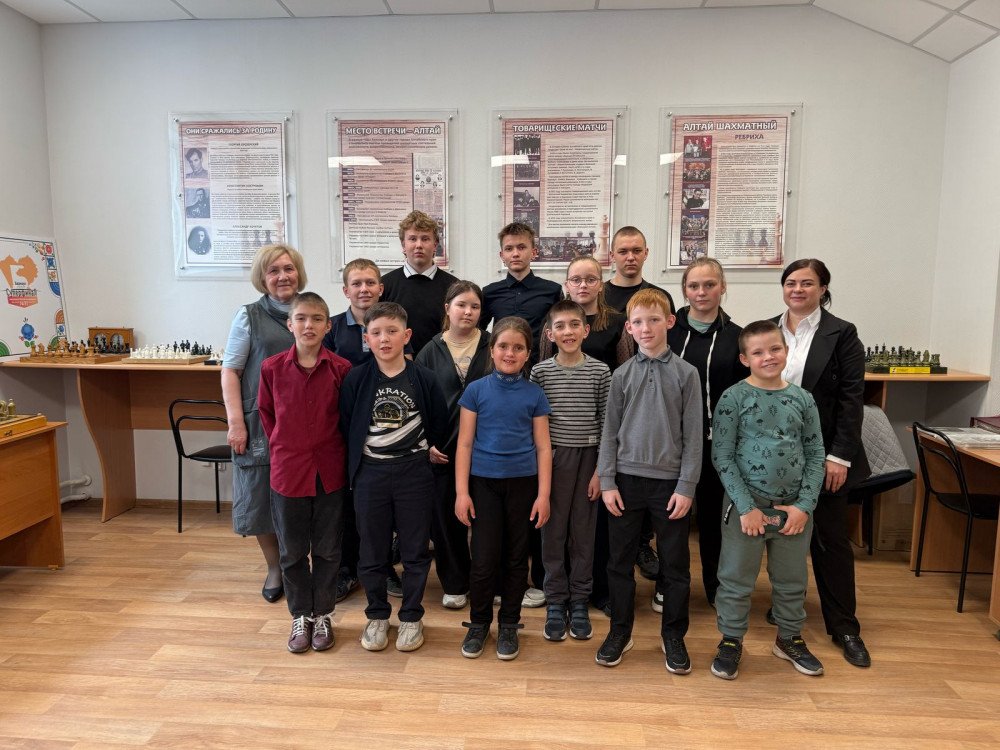 Школьники из села Зудилово побывали на экскурсии в музее шахмат