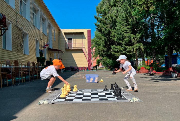 «Шахматная зарница» прошла в барнаульском детсаду №56