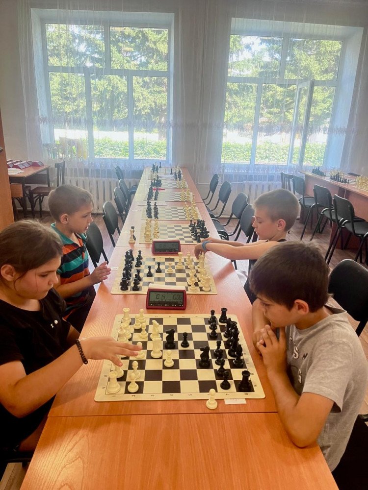 В Международный день шахмат в Романово провели турнир для детей из центра помощи