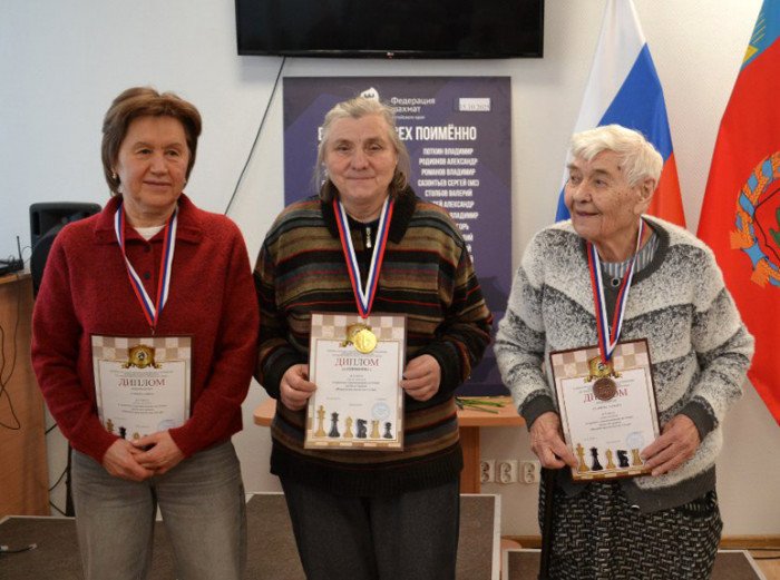 Ветераны сыграли в блиц-турнире «Памяти шахматистов Алтая»