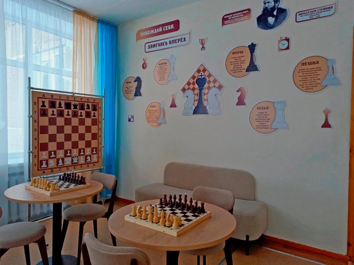 В Шумановской СОШ появилось шахматное пространство