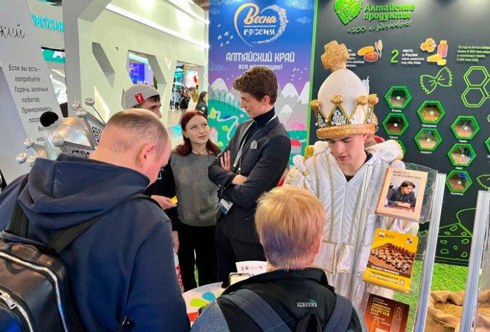 Краевая федерация шахмат провела презентацию на выставке-форуме «Россия»